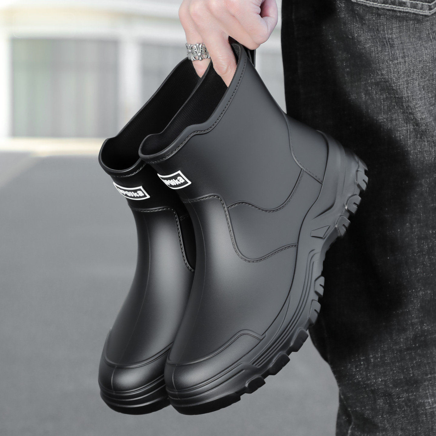 Fishing Waders - Botas de chuva masculinas de cano