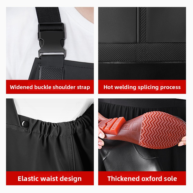 Calças de Pesca de PVC com Bot - Fishing Waders avaliação e preço