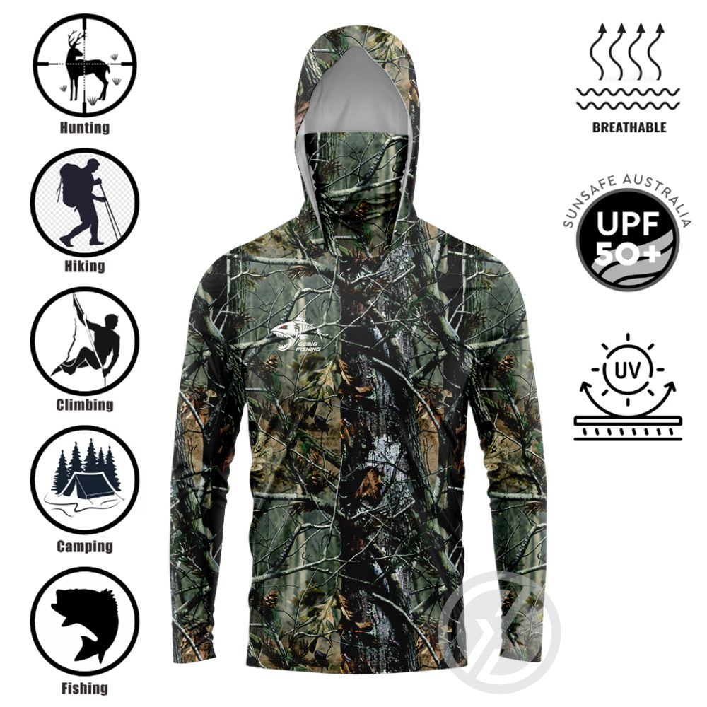 Roupas de Pesca Masculinas de  - Fishing Shirt Uv Protection avaliação e preço