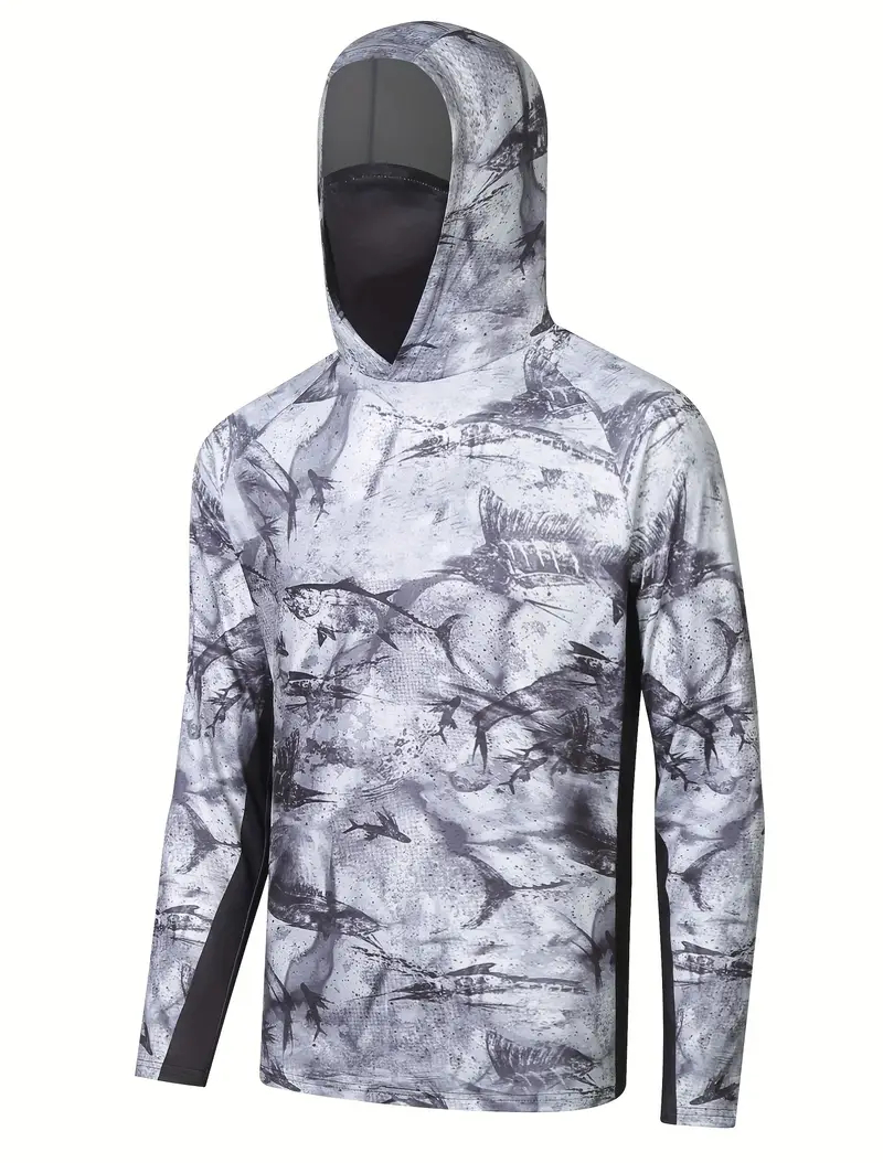 Camisa de Pesca Masculina com  - Fishing Shirt Uv Protection avaliação e preço